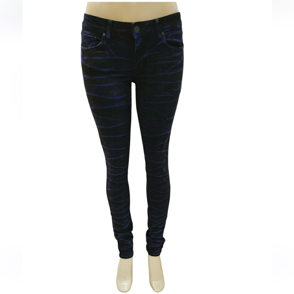 Paige Ultra Skinny Denim Jeans Tie Dye Made in USA Size 27‎